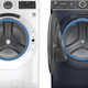 The washer will be available in four color finishes: Diamond Gray, White, Sapphire Blue, and Satin Nickel